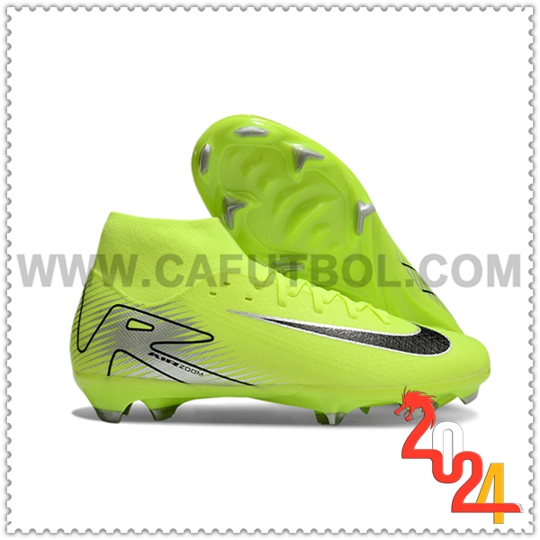 Nike Zapatos de Futbol Mercurial Superfly 10 Academy FG Verde/Negro