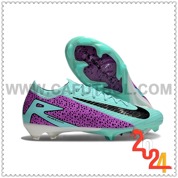 Nike Zapatos de Futbol AIR Zoom Mercurial Vapor 16 Elite XXV FG Verde/Violeta/Negro