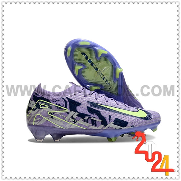 Nike Zapatos de Futbol AIR Zoom Mercurial Vapor 16 Elite XXV FG Violeta/Verde