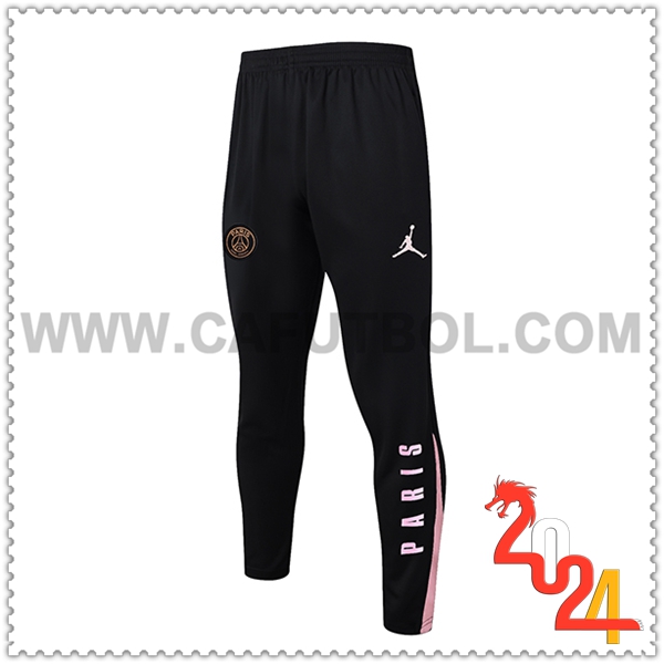Pantalones Entrenamiento PSG Negro/Rosa 2024 2025 -02