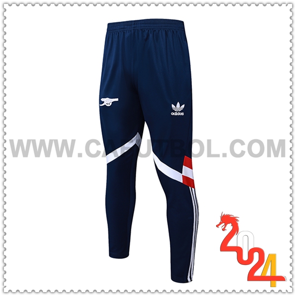 Pantalones Entrenamiento Arsenal Azul/Rojo/Blanco 2024 2025