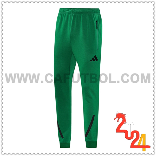 Pantalones Entrenamiento Adidas Verde 2024 2025