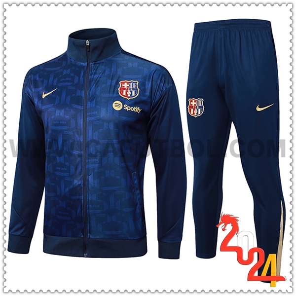 Chandal Futbol Chaquetas FC Barcelona azul real 2024 2025