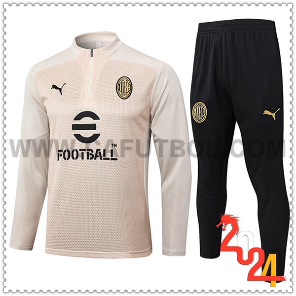 Chandal Futbol AC Milan Beige 2024 2025