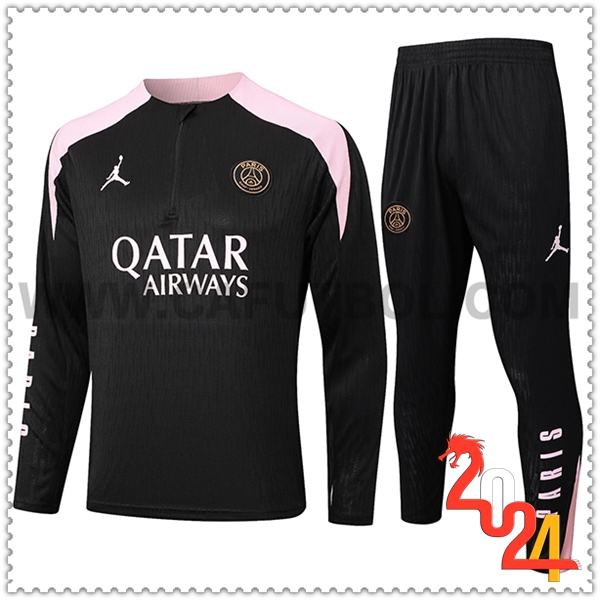 Chandal Futbol PSG Negro/Rosa 2024 2025 -02