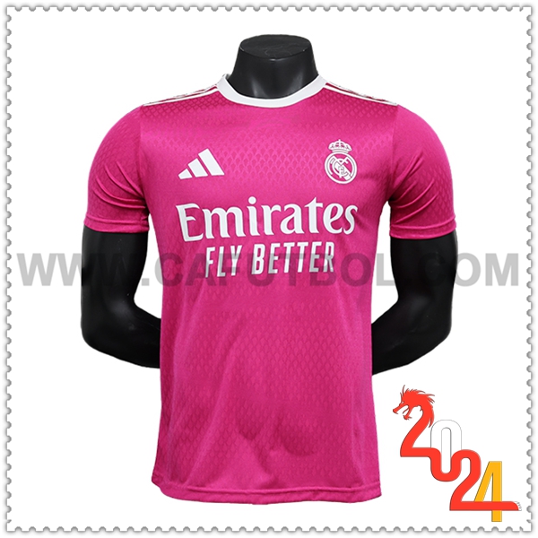 Camiseta Futbol Real Madrid Rosa Edicion Especial 2024 2025
