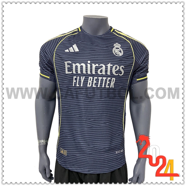 Segunda Camiseta Futbol Real Madrid Version filtrada 2025/2026