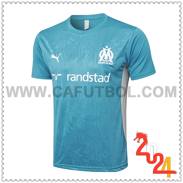Camiseta Entrenamiento Marsella Azul/Blanco 2024 2025
