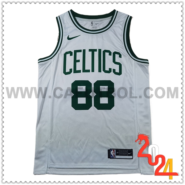 Camisetas Boston Celtics (QUETA #88) 2024/25 Blanco/Verde