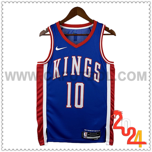 Camisetas Sacramento Kings (DEROZAN #10) 2024/25 Azul/Rojo/Blanco