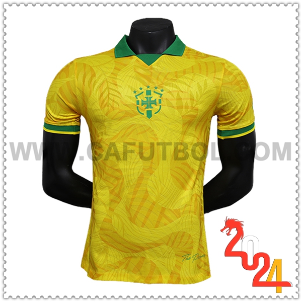 Camiseta Equipo Brasil AMARILLO Edicion Especial 2024 2025