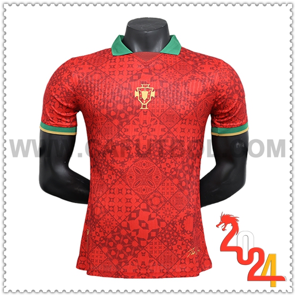 Camiseta Equipo Portugal Rojo Edicion Especial 2024 2025