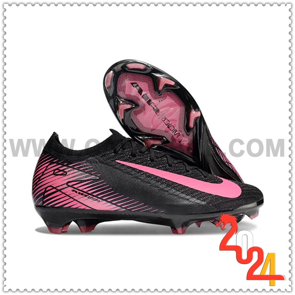 Nike Zapatos de Futbol AIR Zoom Mercurial Vapor 16 Elite XXV FG Negro/Rosa
