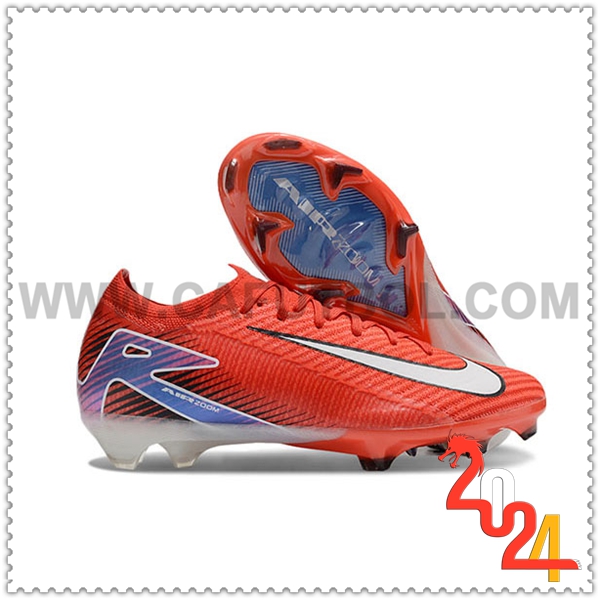 Nike Zapatos de Futbol AIR Zoom Mercurial Vapor 16 Elite XXV FG Naranja/Blanco/Azul