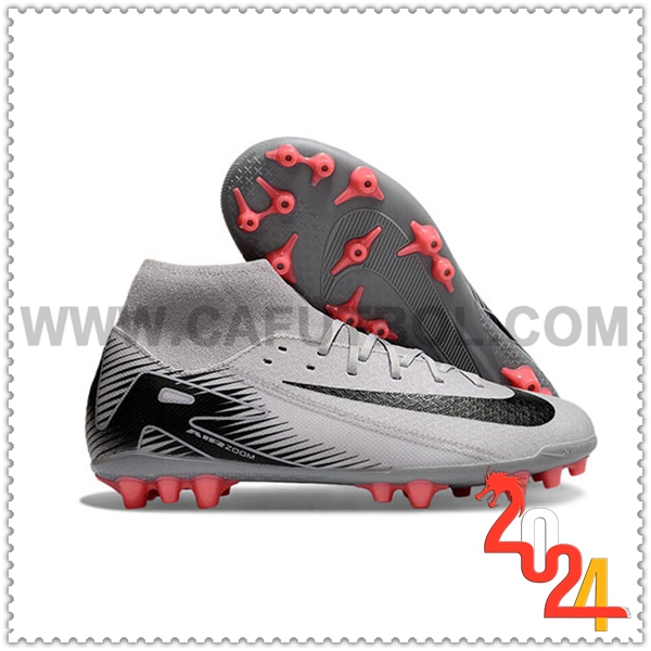Nike Zapatos de Futbol Mercurial Superfly 10 Academy Gris/Negro