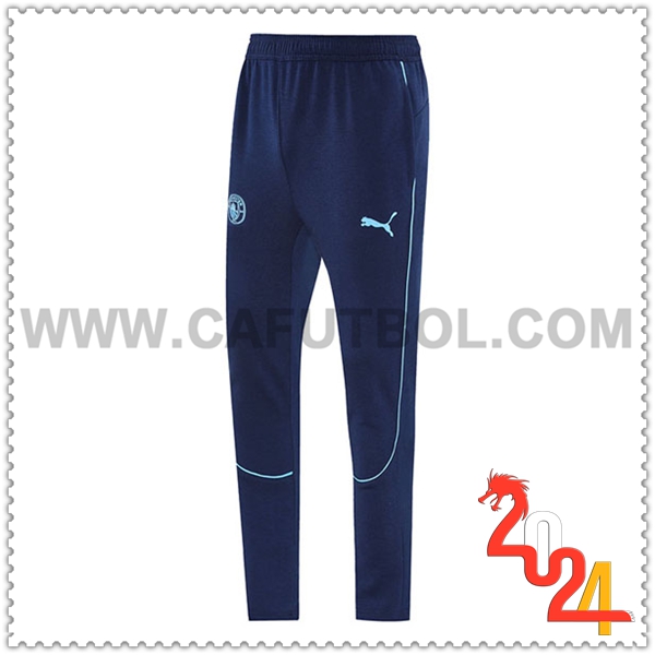 Pantalones Entrenamiento Manchester City azul real 2024 2025