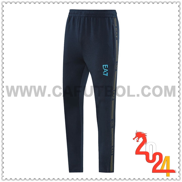 Pantalones Entrenamiento SSC Napoles azul real 2024 2025
