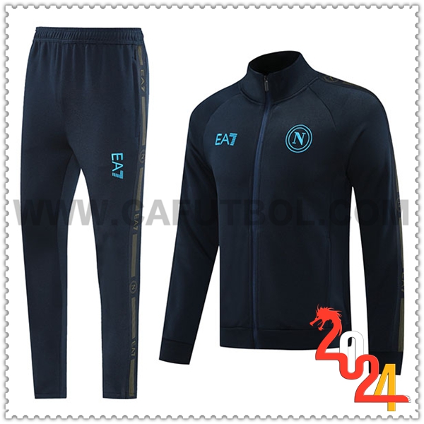 Chandal Chaquetas Futbol SSC Napoles azul real 2024 2025