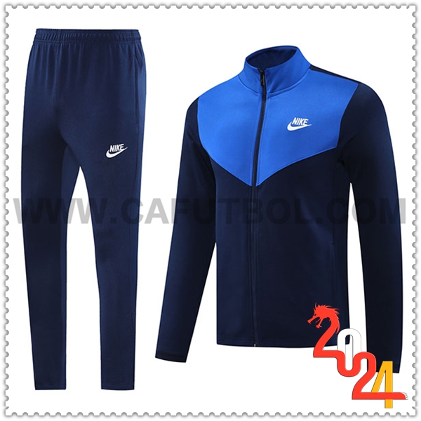 Chandal Chaquetas Futbol Nike Azul marino 2024 2025