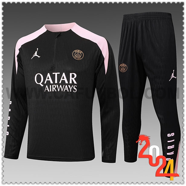 Chandal Futbol PSG Negro/Rosa 2024 2025