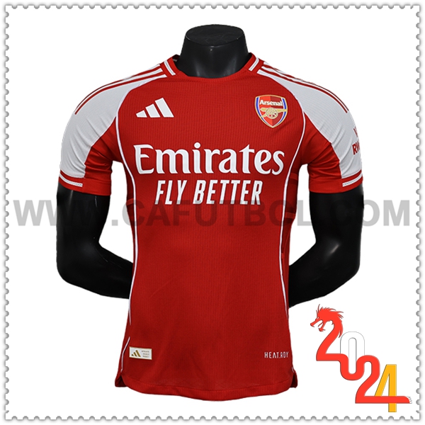 Primera Camiseta Futbol Arsenal Version Filtrada 2025/2026