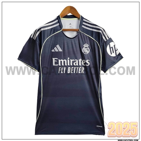 Segunda Camiseta Futbol Real Madrid Version Filtrada 2025/2026