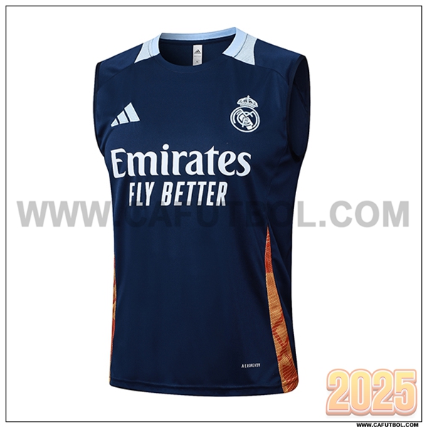 Chalecos De Futbol Real Madrid azul real 2025 2026