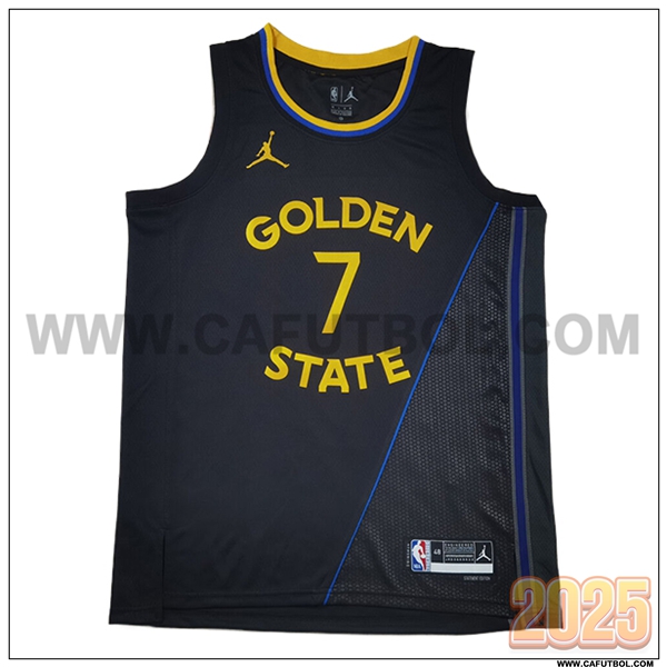 Camisetas Golden State Warriors (HIELD #7) 2025/26 Negro/Gris/Amarillo