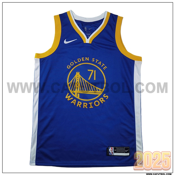 Camisetas Golden State Warriors (SCHRODER #71) 2025/26 Azul