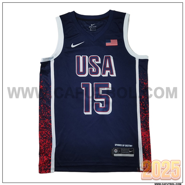 Camisetas USA (BOOKER #15) 2025/26 Azul Oscuro