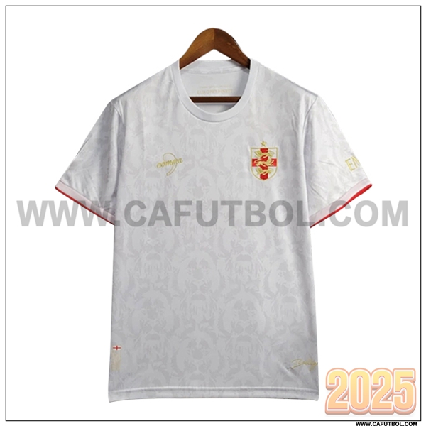 Camiseta Equipo Inglaterra Blanco Edicion especial 2024 2025