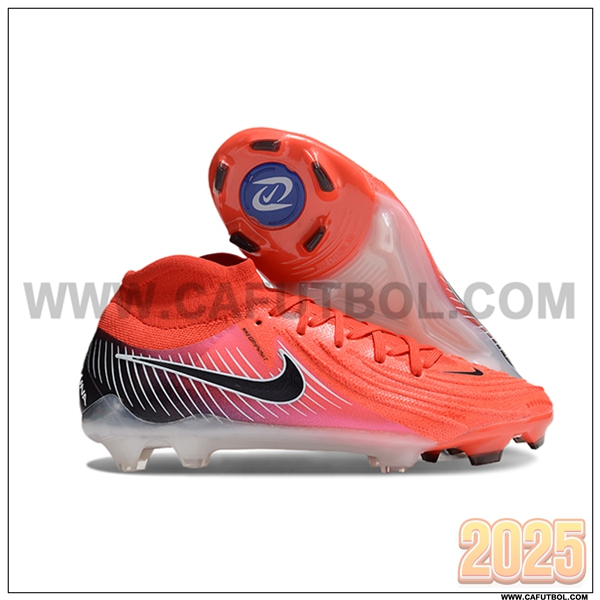 Nike Zapatos de Futbol Phantom Luna Elite NU FG Naranja/Negro/Blanco