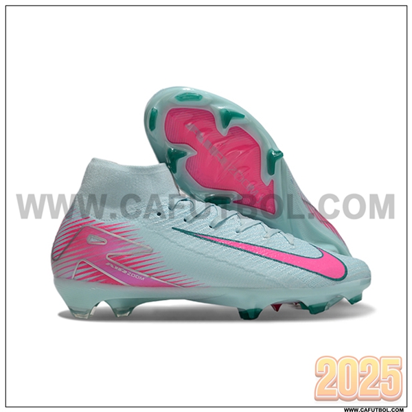 Nike Zapatos de Futbol Air Zoom Mercurial Superfly IIX Elite FG Azul/Rosa
