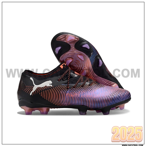 PUMA Zapatos de Futbol FUTURE 8 ULTIMATE FG/AG Violeta/Negro