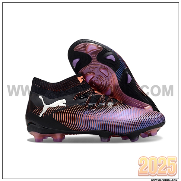 PUMA Zapatos de Futbol FUTURE 8 ULTIMATE FG/AG Violeta/Negro -02
