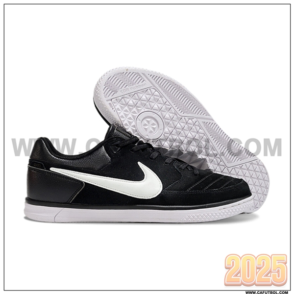 Nike Zapatos de Futbol Gato IC Negro/Blanco