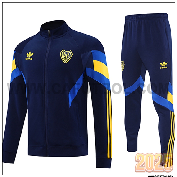 Chandal Chaquetas Futbol Boca Juniors Azul Oscuro 2025 2026