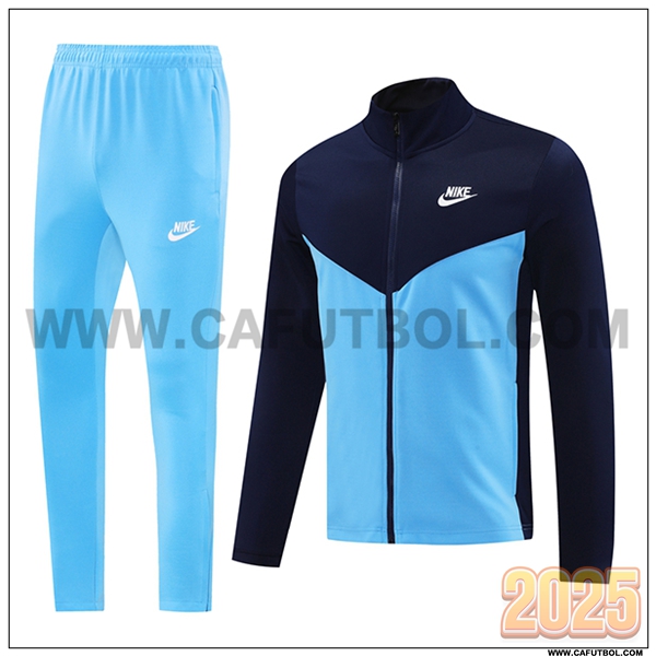 Chandal Chaquetas Futbol Nike Azul 2025 2026 -02