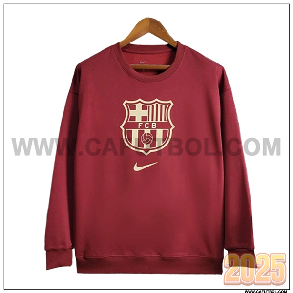 Sudadera De Entrenamiento FC Barcelona Rojo/Amarillo 2025 2026