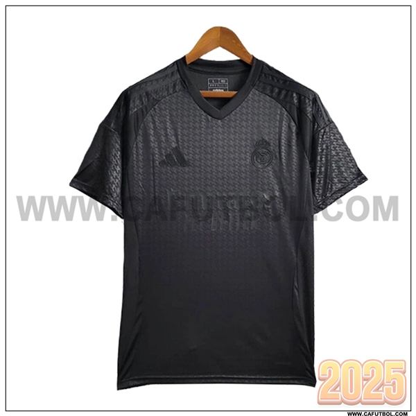 Camiseta Futbol Real Madrid Negro Edicion especial 2024 2025