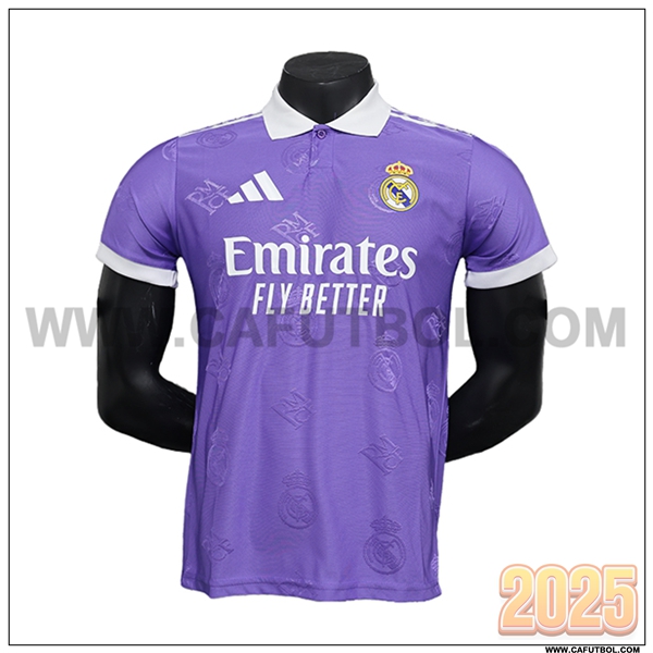 Camiseta Futbol Real Madrid Purpura Edicion especial 2024 2025