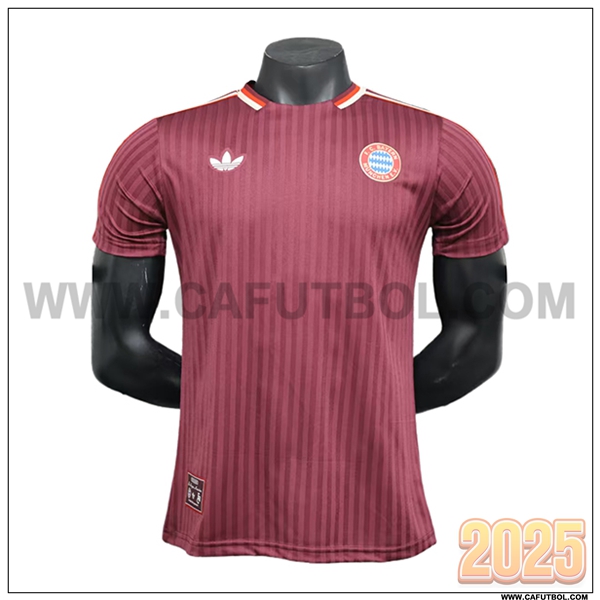 Camiseta Futbol Bayern Munich Rojo Edicion especial 2024 2025