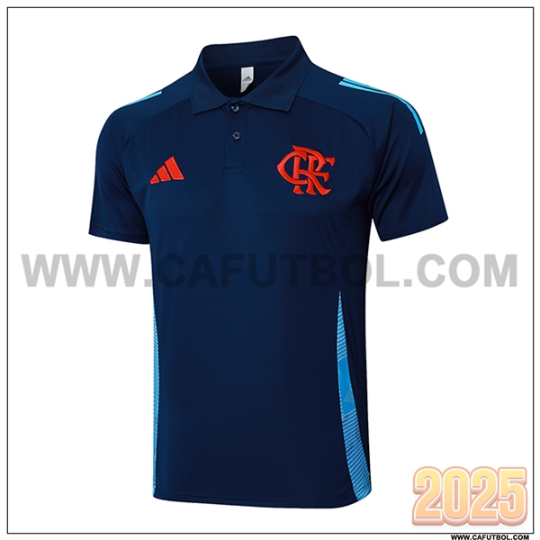 Camiseta Polo Flamengo Azul Oscuro 2025 2026