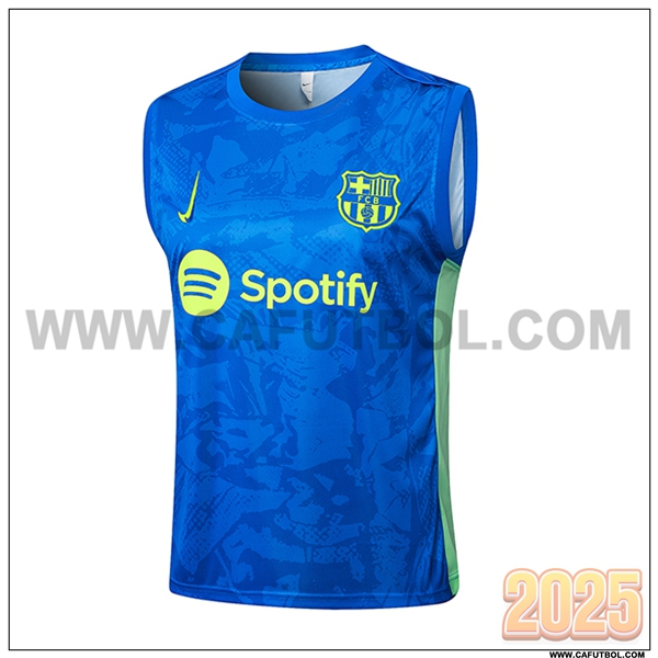 Chalecos De Futbol FC Barcelona Azul/Verde 2025 2026
