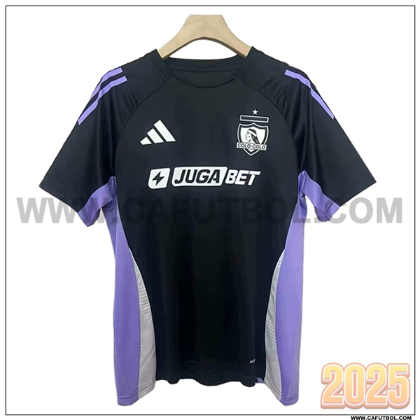Camiseta Entrenamiento Colo-Colo Negro/Violeta 2025 2026