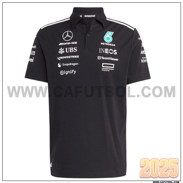 Polo Mercedes Benz F1 Team Negro 2025