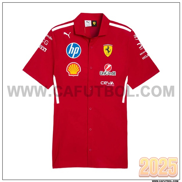 Polo Scuderia Ferrari F1 Team Rojo 2025 -02