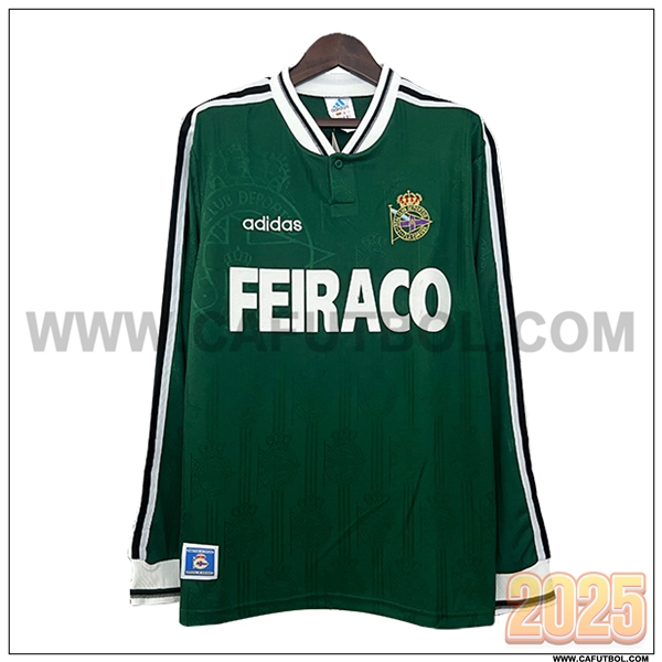 Camiseta de Deportivo La Coruna Mangas largas Retro 1999/2000
