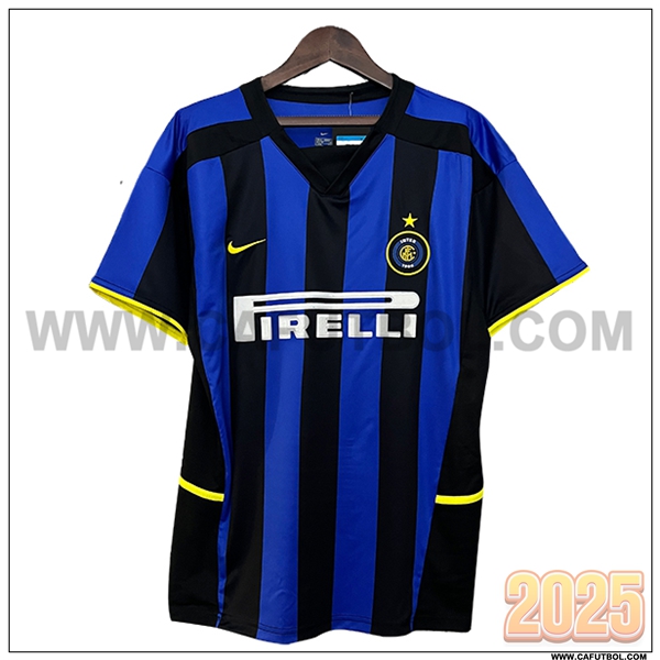 Primera Camiseta de Inter Milan Retro 2002/2003