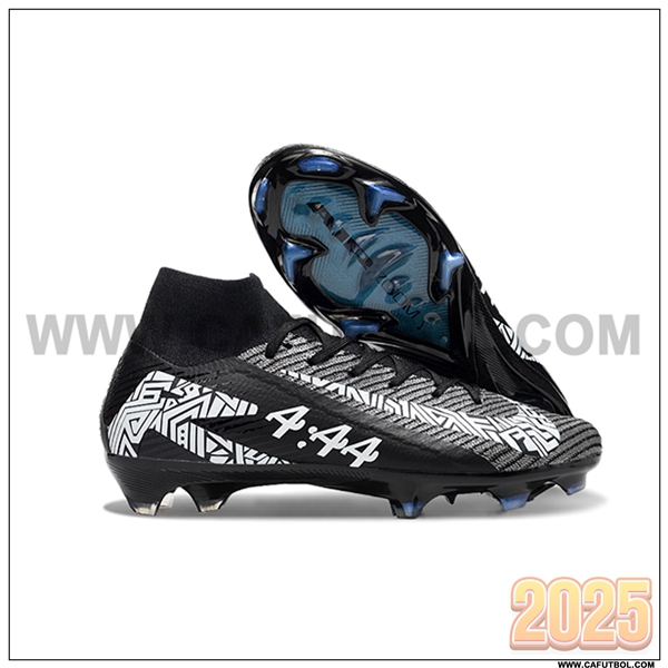 Nike Botas De Fútbol Air Zoom Mercurial Superfly IIX Elite FG Negro/Blanco
